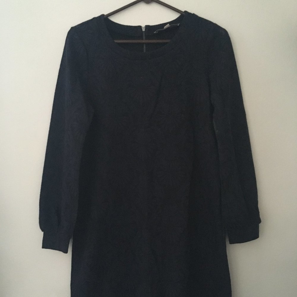 Loft Long Sleeve Shift Dress
